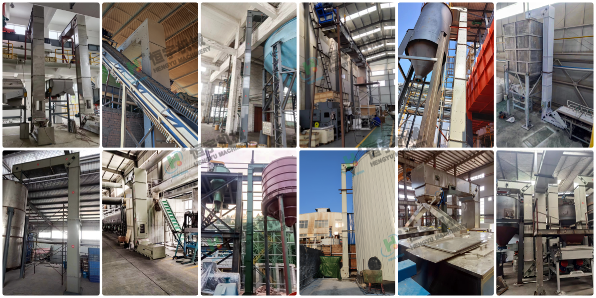 斗式提升機(jī)客戶現(xiàn)場(chǎng)